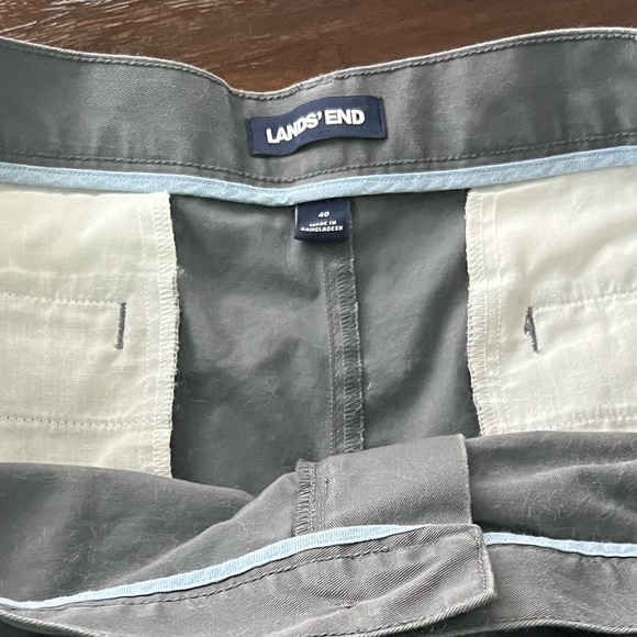 EUC Lands End flat front shorts Size 40 - Picture 10 of 11